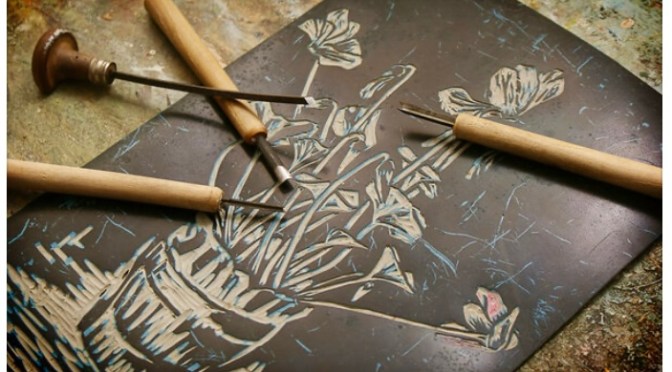 Stage d&rsquo;initiation à la linogravure – 11 mars 2024 – NOUVEAU !